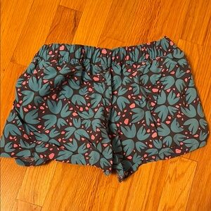 Patagonia Women's Teal and Pink Athletic Shorts